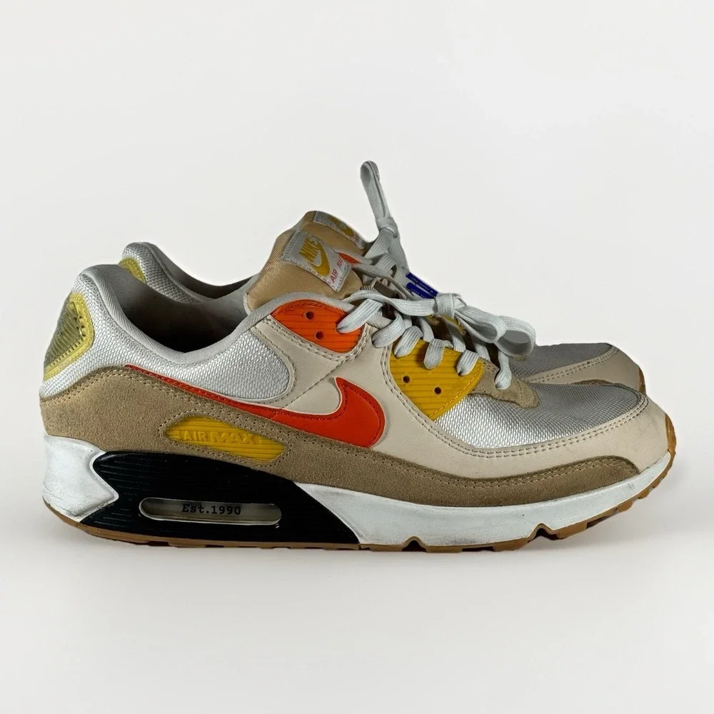 Nike Air Max 90 'M. Frank Rudy' FB4315-100 White Red Sneaker Shoe Men's Size 14